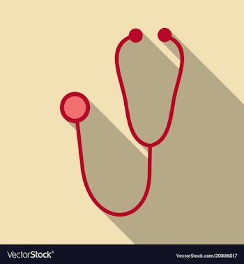 Medical stethoscope or phonendoscope isolated on vector image