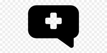 Medical Talk Symbol Of Rectangular Speech Bubble With - Bandeira Da Suiça Png