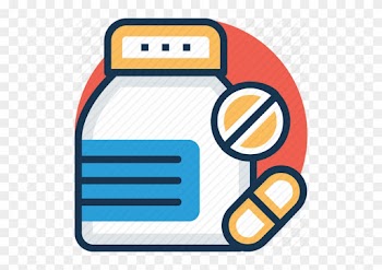 Medical Treatment Jar Pill Bottle Prescription Drug - Señal De No Hacerlo