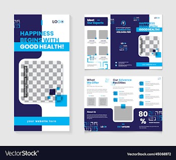 medical trifold brochure template