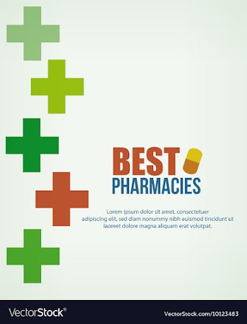 Medical with infographic elements vector image