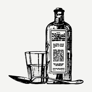 Medicine bottle drawing, medical vintage | Free PSD - rawpixel