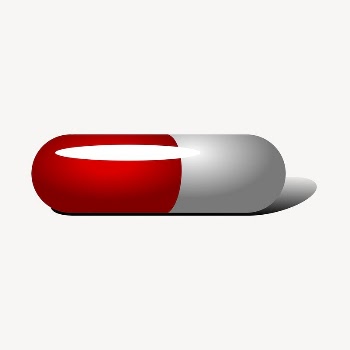 Medicine capsule clipart, health illustration. | Free Photo - rawpixel