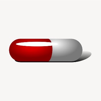 Medicine capsule sticker, health illustration | Free PSD - rawpixel