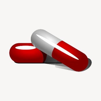 Medicine capsules clipart, health illustration. | Free Photo - rawpixel