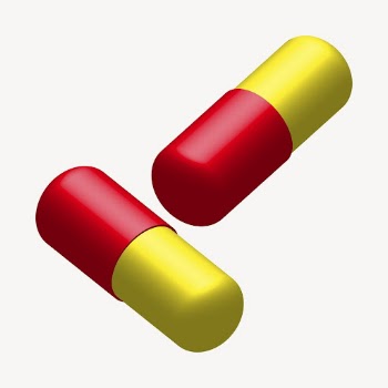 Medicine capsules clipart, illustration vector. | Free Vector - rawpixel