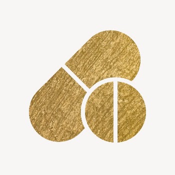 Medicine gold icon, glittery design | Free Icons - rawpixel