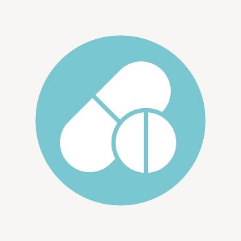 Medicine icon badge, flat circle | Free Icons - rawpixel