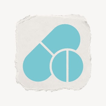 Medicine icon, ripped paper design | Free PSD - rawpixel