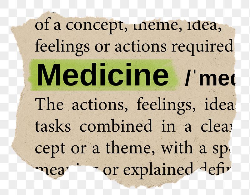 Medicine png word sticker, torn | Free PNG - rawpixel