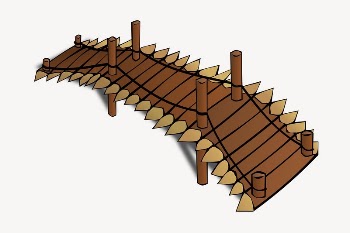 Medieval bridge clipart, illustration vector. | Free Vector - rawpixel