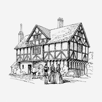 Medieval building drawing, vintage architecture | Free Photo - rawpixel