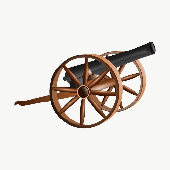 Medieval cannon clipart, illustration vector. | Free Vector - rawpixel