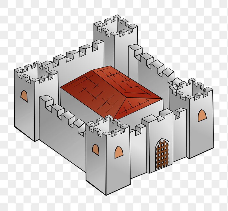 Medieval castle png sticker, transparent | Free PNG - rawpixel