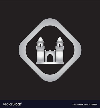 Medieval castle vector image