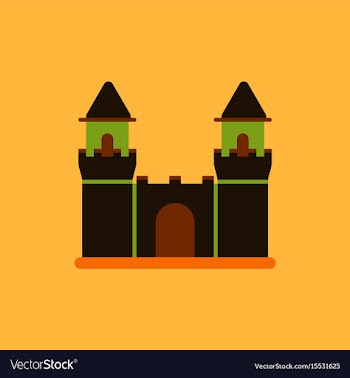 Medieval castle vector image
