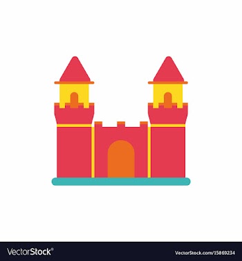 Medieval castle vector image