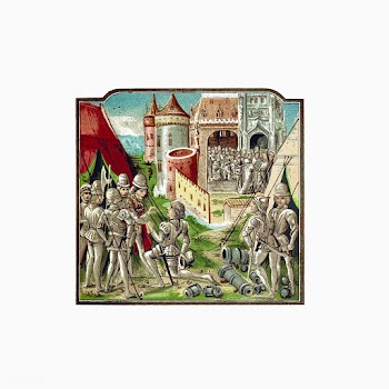 Medieval Europe soldiers | Free stock vector - 571464