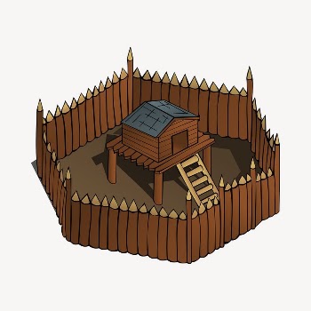 Medieval fortress clipart, gaming illustration | Free Vector - rawpixel