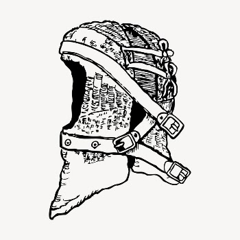 Medieval helmet drawing, vintage illustration | Free Vector - rawpixel