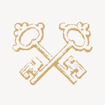 Medieval keys collage element, vintage | Free Vector Illustration - rawpixel