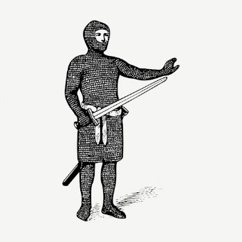 Medieval knight drawing, vintage illustration | Free PSD - rawpixel