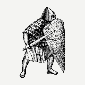 Medieval knight, vintage soldier illustration | Free PSD Illustration - rawpixel