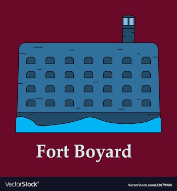 Medieval mediterranean fortress with towers icon vector image
