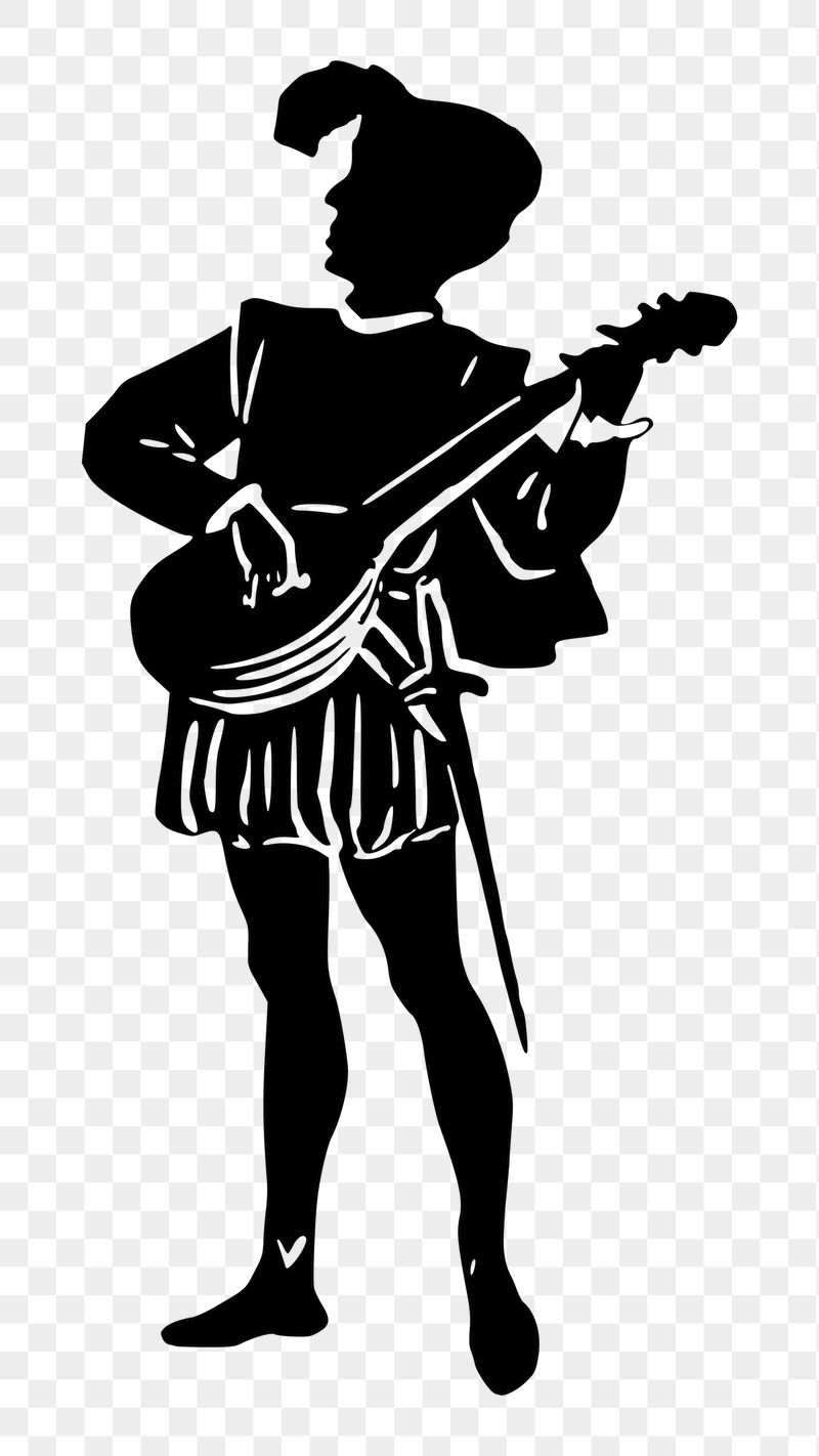 Medieval performer png sticker illustration, | Free PNG - rawpixel