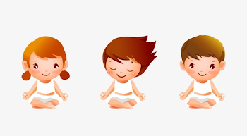 Meditate, Little Girl, Little Boy PNG Clipart Image and PSD File ...