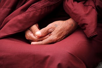 Meditating monk. Free public domain | Free Photo - rawpixel