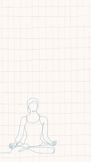 Meditation mobile wallpaper, pink grid | Free Vector - rawpixel