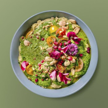 Mediterranean sauce bowl, food photography | Free PSD - rawpixel