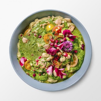 Mediterranean sauce bowl, food photography | Free PSD - rawpixel