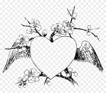 Medium Image - Black Heart Frame Png