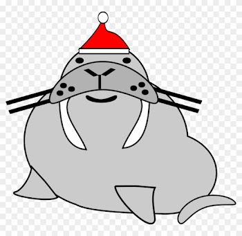 Medium Image - Cafepress Christmas Walrus Baby Blanket