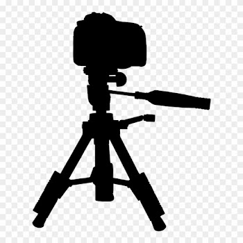 Medium Image - Camera On Tripod Silhouette