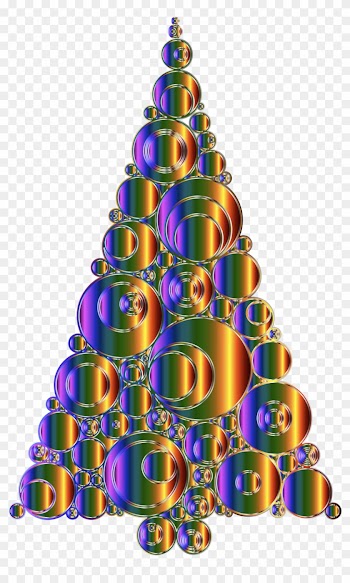 Medium Image - Christmas Abstract Tree Png No Background