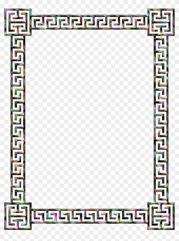 Medium Image - Greek Key Pattern Frame Png