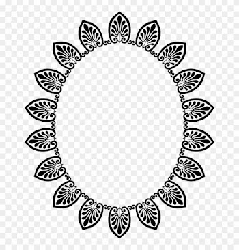 Medium Image - Oval Chicken Frame Clipart