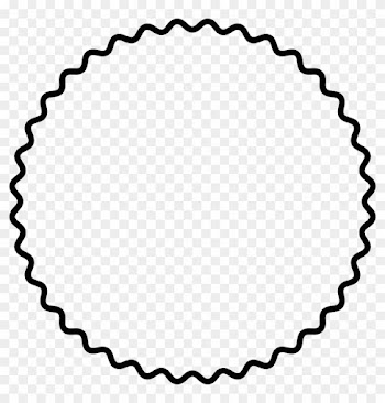 Medium Image - Png Round Scalloped Frame