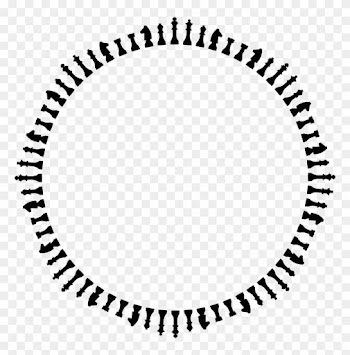 Medium Image - Round Frame Black And White