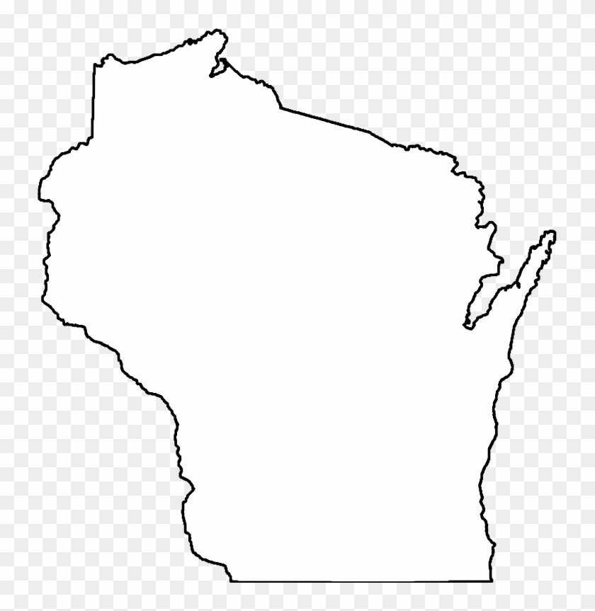 Medium Image - State Of Wisconsin Outline
