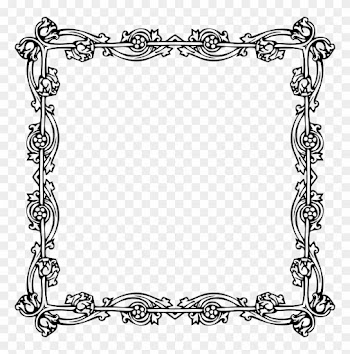 Medium Image - Victorian Picture Frame Png
