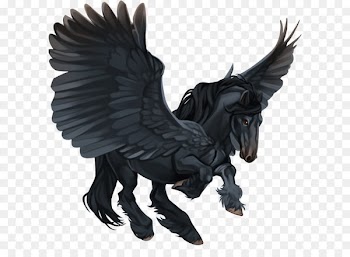 Medusa Perseus Zeus Hippocrene Pegasus - Pegasus PNG 