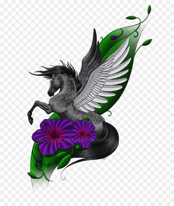 Medusa Tattoo Pegasus Drawing Unicorn - pegasus 