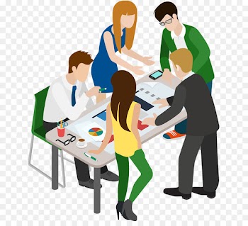 Meeting Cartoon Businessperson Clip art - business people 