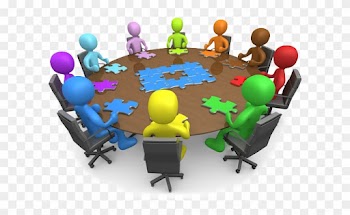 Meeting Clipart Group Work - Round Table