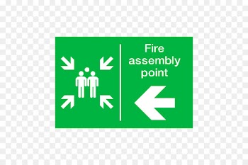 Meeting point Symbol Sign ISO 7010 Emergency exit - Assembly Point 