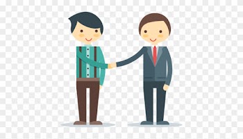 Meeting Someone New Clipart - Meet Someone Clipart
